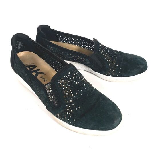 Anne Klein Sport Leather Studded Loafers Size 8.5 - Picture 9 of 9